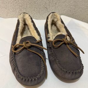 UGG Australia Women Dakota Wool Lined Slippers Brown